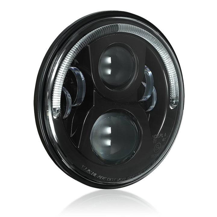 PARAGON™ 7-INCH LED HEADLIGHT BLACK REPLACEMENT (PAIR)